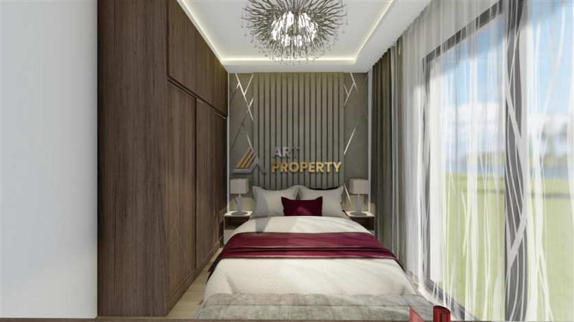 Новый комплекс с квартирами 1+1, 2+1 и 3+1 в районе Паяллар, Аланья - Ракурс 50