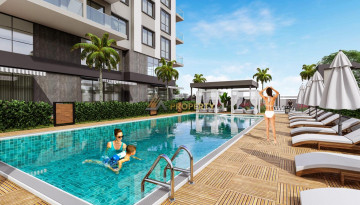Новый жилой комплекс с апартаментами 1+1, 2+1 в популярном районе Махмутлар - Ракурс 5