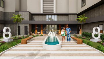 Новый жилой комплекс с апартаментами 1+1, 2+1 в популярном районе Махмутлар - Ракурс 10