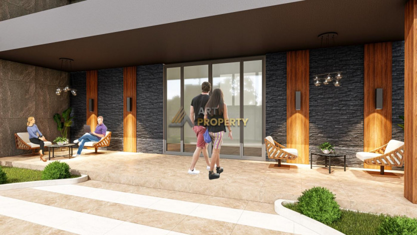 Новый жилой комплекс с апартаментами 1+1, 2+1 в популярном районе Махмутлар - Ракурс 10