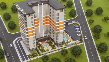 Новый жилой комплекс с апартаментами 1+1, 2+1 в популярном районе Махмутлар - Ракурс 13
