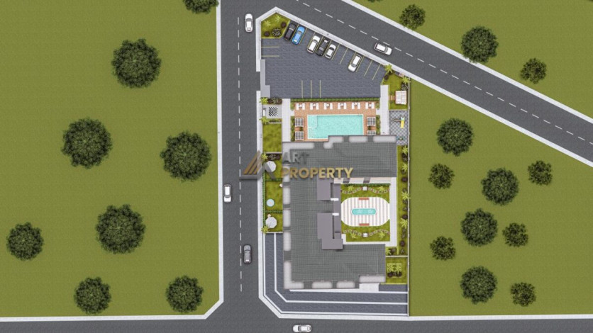 Новый жилой комплекс с апартаментами 1+1, 2+1 в популярном районе Махмутлар - Ракурс 13