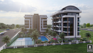 Новый инвестиционный проект с апартаментами 1+1 и 2+1 в районе Окуджалар - Ракурс 9