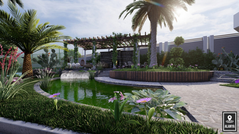 Новый инвестиционный проект с апартаментами 1+1 и 2+1 в районе Окуджалар - Ракурс 22