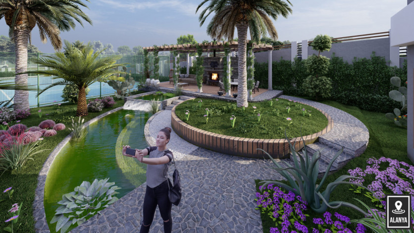 Новый инвестиционный проект с апартаментами 1+1 и 2+1 в районе Окуджалар - Ракурс 23