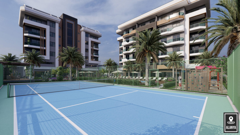 Новый инвестиционный проект с апартаментами 1+1 и 2+1 в районе Окуджалар - Ракурс 26