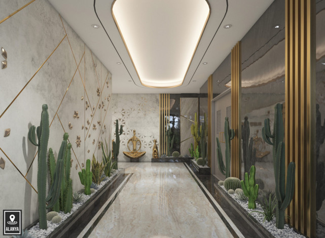 Новый инвестиционный проект с апартаментами 1+1 и 2+1 в районе Окуджалар - Ракурс 34