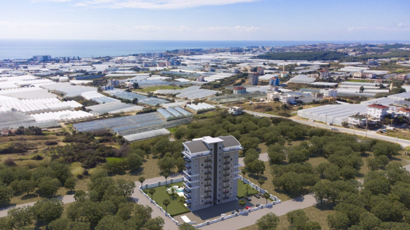 Новый проект на стадии строительства с апартаментами 1+1, 2+1, 3+1 и 4+1  в районе Паяллар - Ракурс 5