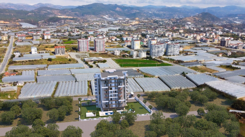 Новый проект на стадии строительства с апартаментами 1+1, 2+1, 3+1 и 4+1  в районе Паяллар - Ракурс 7