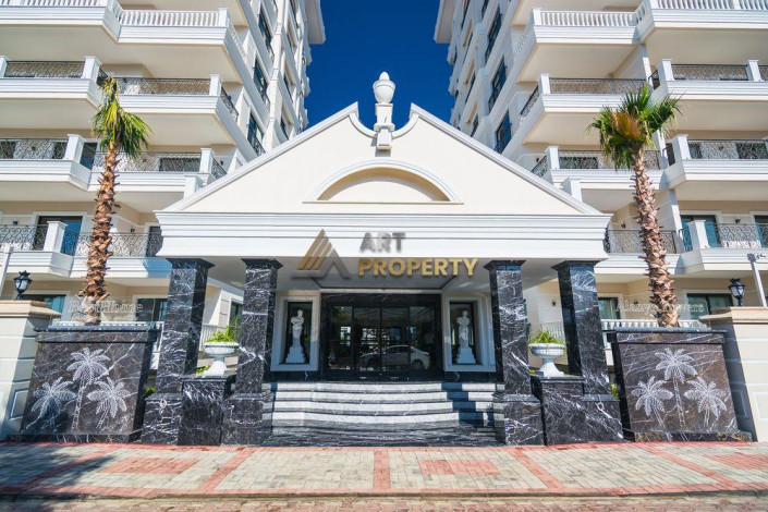 Квартиры 1+1 и 2+1 в лучшем комплексе Алании! 68-271 м2 - Ракурс 7