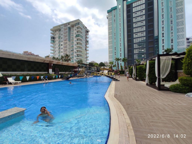 Квартира планировки 2+1,120м2 в современном  жилом комплексе, Махмутлар - Ракурс 3