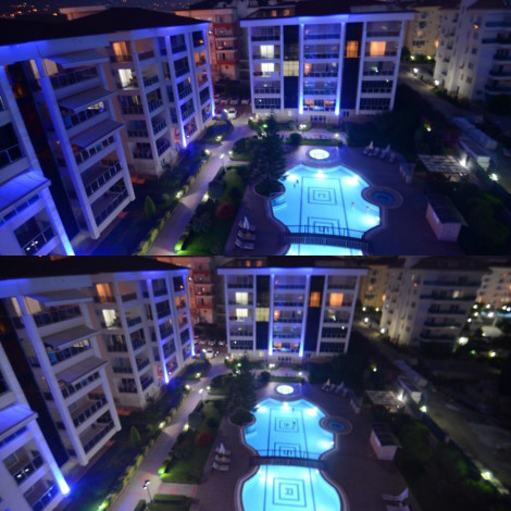 Большая квартира с видом на море на первой линии в Кестель, 135м2 - Ракурс 4