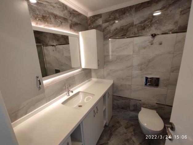 Просторная квартира планировки 2+1, 120м2 с видом на Средиземное море, район Махмутлар - Ракурс 2