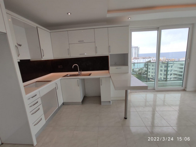 Просторная квартира планировки 2+1, 120м2 с видом на Средиземное море, район Махмутлар - Ракурс 6