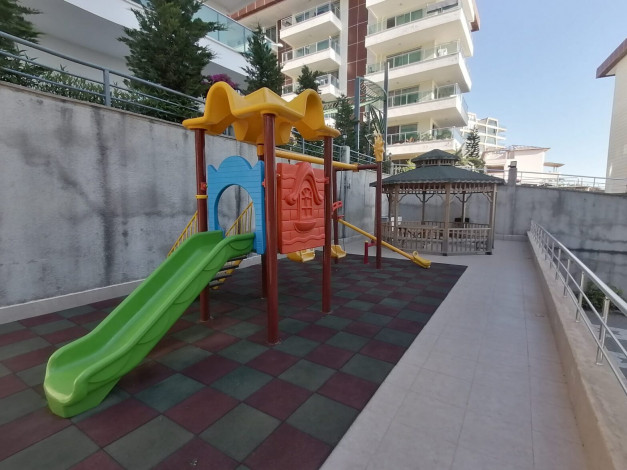 Отличная меблированная квартира планировки 2+1, 115м2 с прямым видом на Средиземное море, район Каргыджак - Ракурс 9