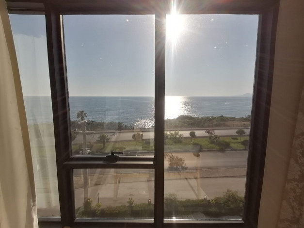 Отличная меблированная квартира планировки 2+1, 115м2 с прямым видом на Средиземное море, район Каргыджак - Ракурс 14