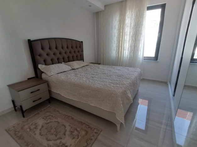 Отличная меблированная квартира планировки 2+1, 115м2 с прямым видом на Средиземное море, район Каргыджак - Ракурс 27