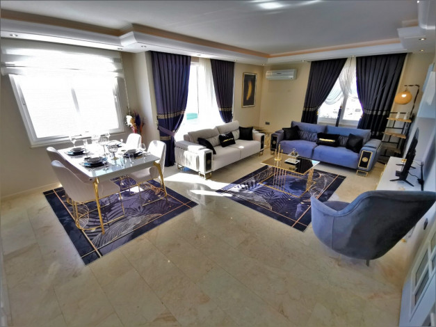 Уютная видовая квартира планировки 2+1, 125м2 в районе Махмутлар - Ракурс 23