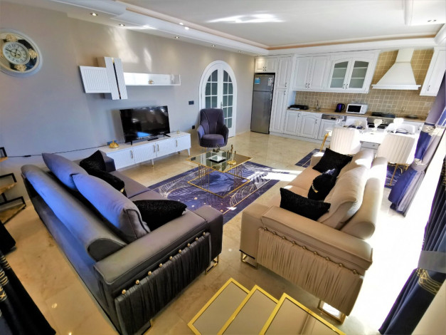 Уютная видовая квартира планировки 2+1, 125м2 в районе Махмутлар - Ракурс 25