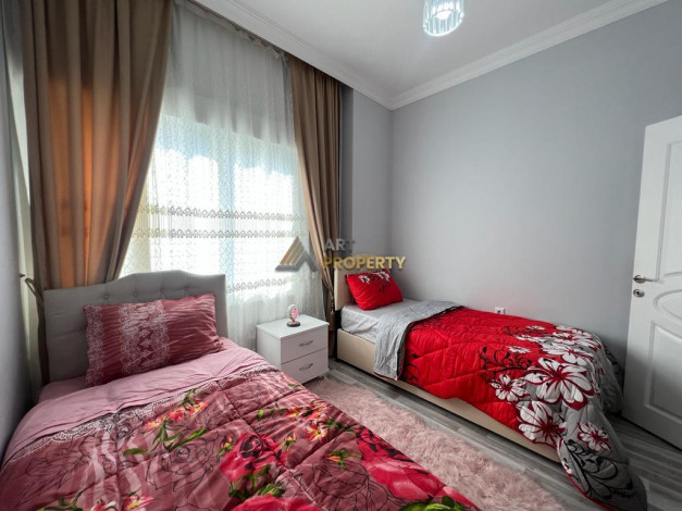 Меблированная квартира планировки 2+1, 120м2 с видом на Торосские горы, район Махмутлар - Ракурс 4