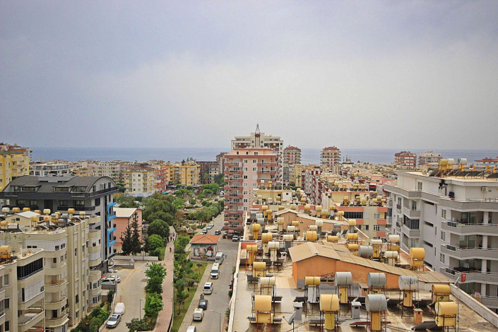 Просторные апартаменты планировки 2+1, 125м2 с видом на море, район Махмутлар - Ракурс 3