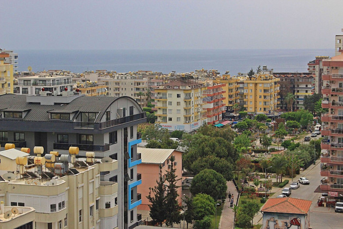 Просторные апартаменты планировки 2+1, 125м2 с видом на море, район Махмутлар - Ракурс 6