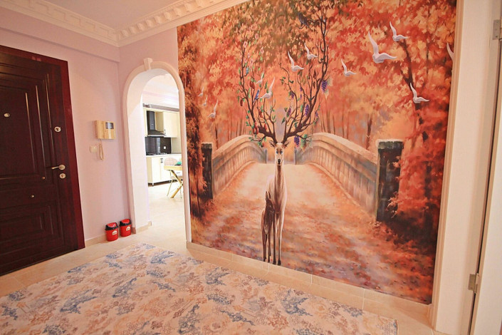 Просторные апартаменты планировки 2+1, 125м2 с видом на море, район Махмутлар - Ракурс 13