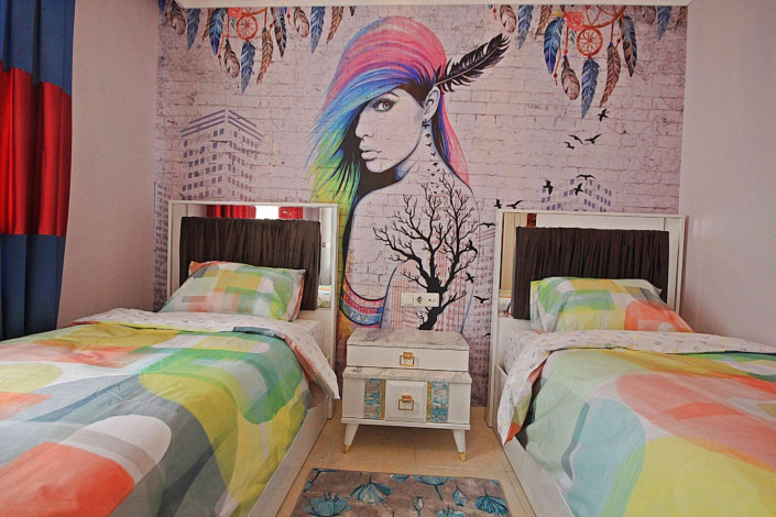 Просторные апартаменты планировки 2+1, 125м2 с видом на море, район Махмутлар - Ракурс 15