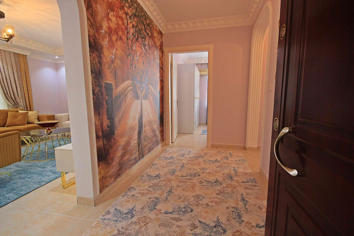 Просторные апартаменты планировки 2+1, 125м2 с видом на море, район Махмутлар - Ракурс 18