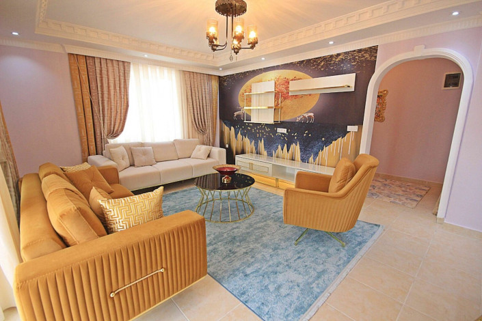 Просторные апартаменты планировки 2+1, 125м2 с видом на море, район Махмутлар - Ракурс 26