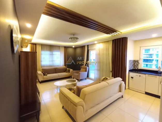 Меблированная квартира планировки 2+1, 120м2 в современном жилом комплексе, район Махмутлар - Ракурс 4