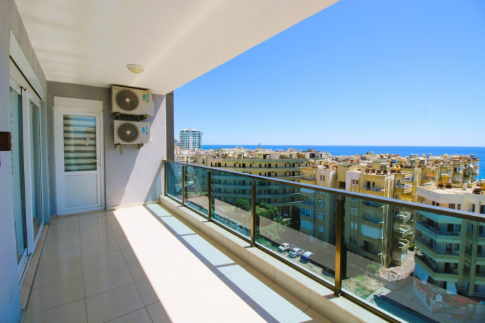 Апартаменты планировки 2+1, 110м2 с видом на Средиземное море, район Махмутлар - Ракурс 9