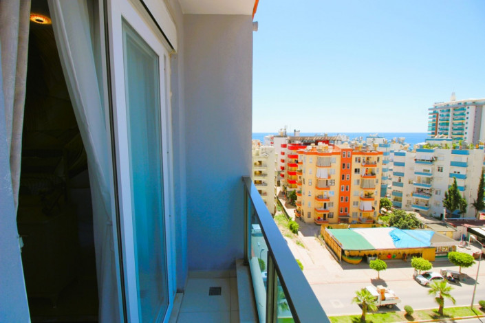 Апартаменты планировки 2+1, 110м2 с видом на Средиземное море, район Махмутлар - Ракурс 12