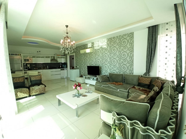 Роскошная квартира планировки 2+1, 131м2 с видом на море районе Кестель - Ракурс 29