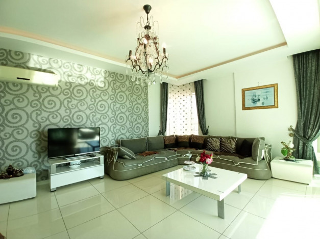 Роскошная квартира планировки 2+1, 131м2 с видом на море районе Кестель - Ракурс 38