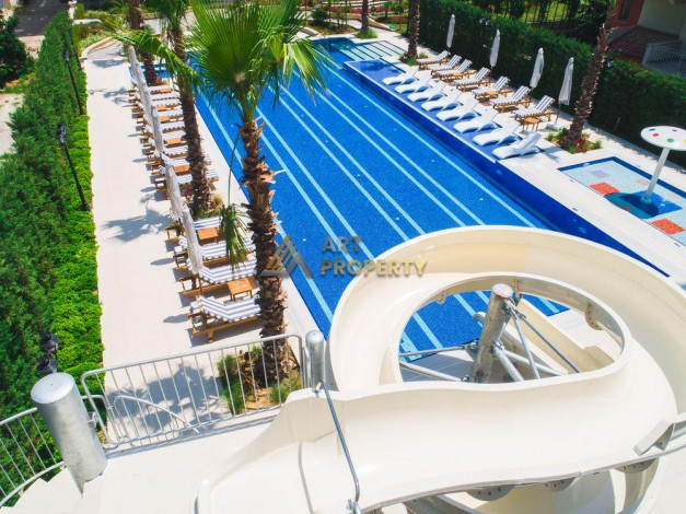 Квартиры 1+1 и 2+1 в лучшем комплексе Алании! 68-271 м2 - Ракурс 83