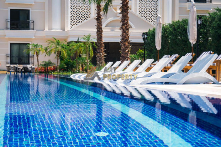 Квартиры 1+1 и 2+1 в лучшем комплексе Алании! 68-271 м2 - Ракурс 85