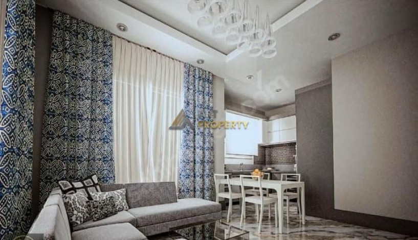 Уютная квартира планировки 1+1, 55м2 в престижном европейском районе Оба - Ракурс 4