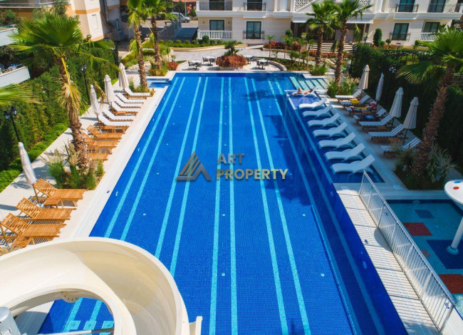 Квартиры 1+1 и 2+1 в лучшем комплексе Алании! 68-271 м2 - Ракурс 87