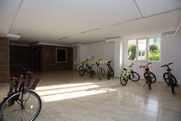 Квартира планировки 1+1, 65м2 с видом на море в уютном жилом комплексе, район Махмутлар - Ракурс 8