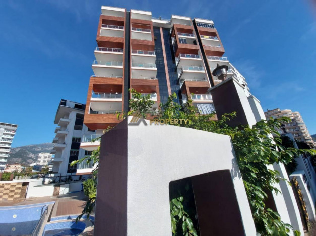 Квартира планировки 1+1, 65м2 с видом на море в уютном жилом комплексе, район Махмутлар - Ракурс 16