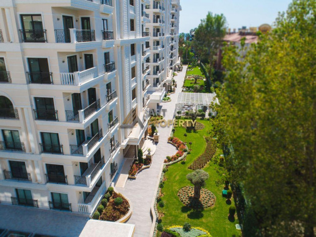 Квартиры 1+1 и 2+1 в лучшем комплексе Алании! 68-271 м2 - Ракурс 92