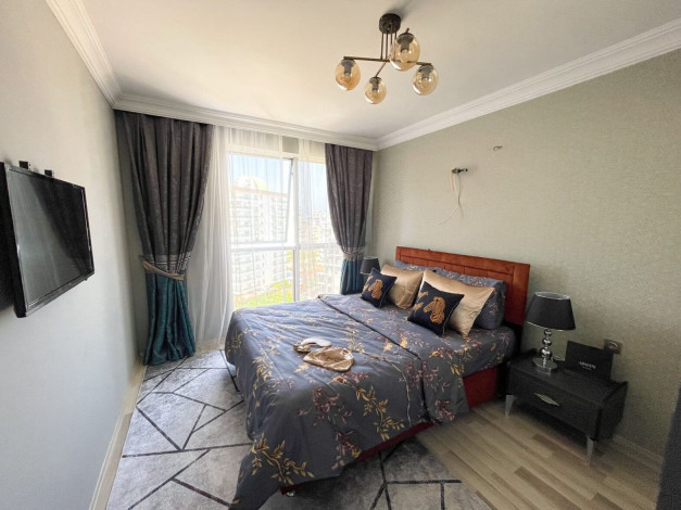 Квартира планировки 1+1, 65м2 с видом на море в уютном жилом комплексе, район Махмутлар - Ракурс 20