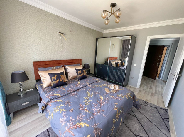 Квартира планировки 1+1, 65м2 с видом на море в уютном жилом комплексе, район Махмутлар - Ракурс 21