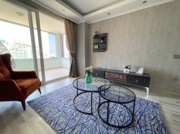 Квартира планировки 1+1, 65м2 с видом на море в уютном жилом комплексе, район Махмутлар - Ракурс 25