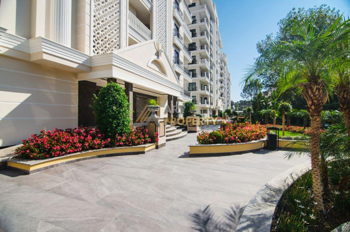 Квартиры 1+1 и 2+1 в лучшем комплексе Алании! 68-271 м2 - Ракурс 100