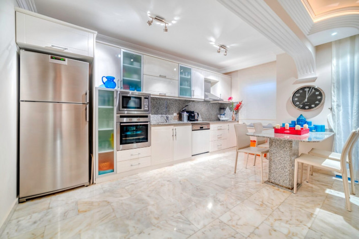 Меблированная квартира планировки 2+1, 130м2 с прямым видом на море, район Махмутлар - Ракурс 17