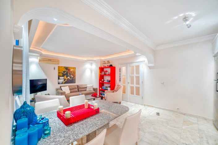 Меблированная квартира планировки 2+1, 130м2 с прямым видом на море, район Махмутлар - Ракурс 19