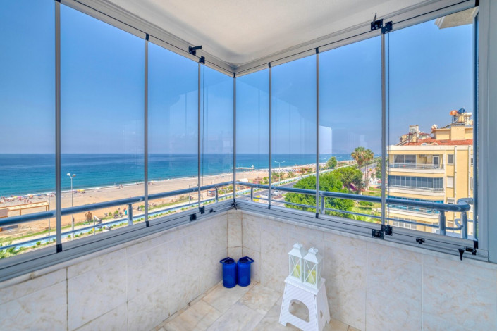 Меблированная квартира планировки 2+1, 130м2 с прямым видом на море, район Махмутлар - Ракурс 25