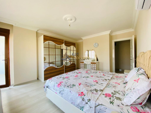 Уютная меблированная квартира 2+1, 130м2 с видом на море и на горы, район Кестель - Ракурс 6